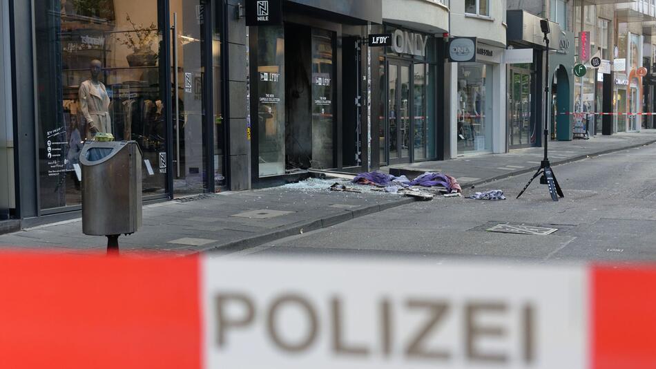 Explosion in der Kölner Innenstadt