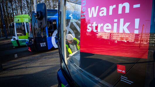 Erneuter Warnstreik beim Nahverkehr in Schwerin