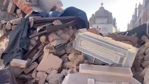 Särge fallen aus Grabnischen: Beben der Stärke 5,9 erschüttert Peru 