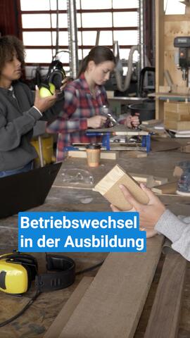 Betriebswechsel in der Ausbildung