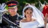 Herzogin Meghan trug bei ihrer Hochzeit mit Prinz Harry im Jahr 2018 das "Queen Mary's Diamond ...