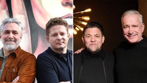 Roland Trettl und Martin Klein (v.l.) sowie Tim Mälzer und Alexander Herrmann treten ...