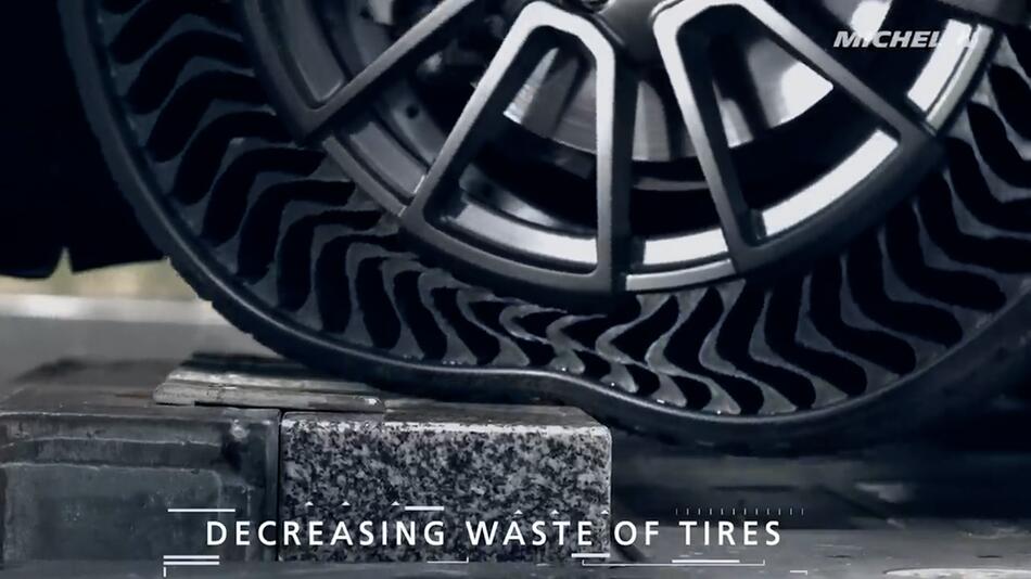 Michelin testet seine luftlosen Reifen jetzt auch in Europa.