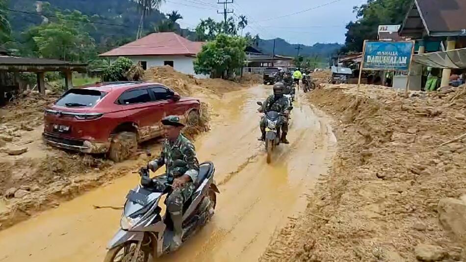 Unwetter in Indonesien