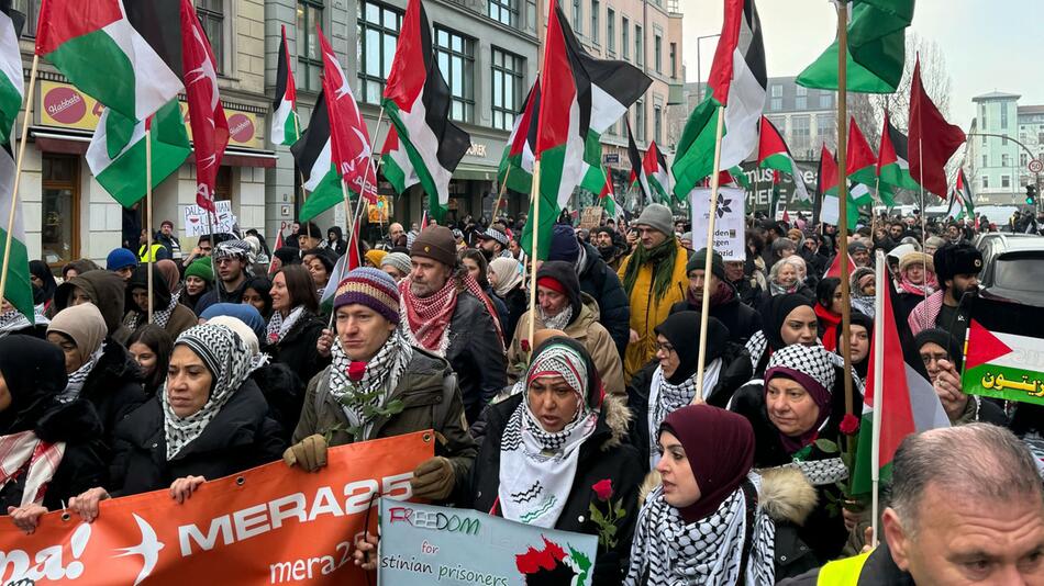 Demonstrationen zum Gaza-Konflikt