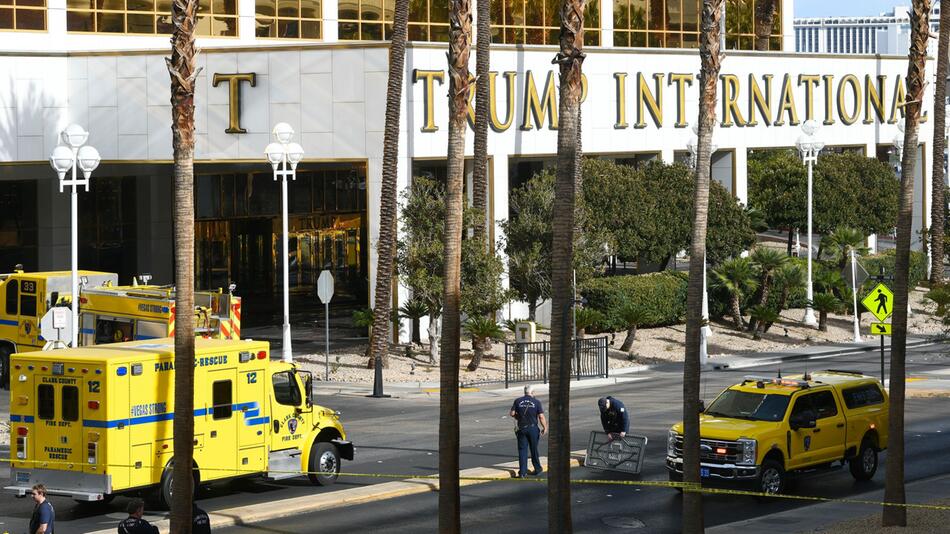 Cybertruck-Brand vor Trump-Hotel