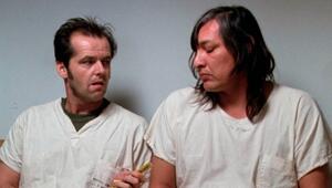 Jack Nicholson (l.) und Will Sampson in "Einer flog über das Kuckucksnest".