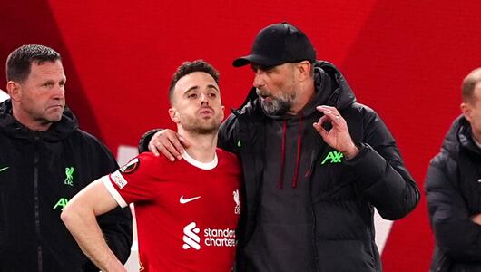 Jürgen Klopp und Diogo Jota