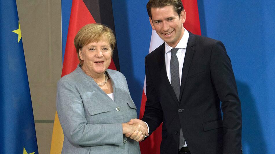 Bundeskanzlerin Merkel empfängt Bundeskanzler Kurz