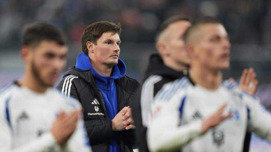 Trainer Merlin Polzin vom Hamburger SV