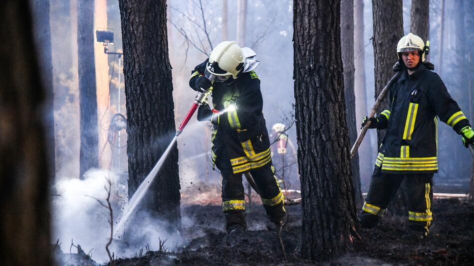 Waldbrand bei Oranienburg