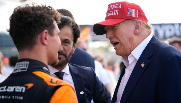 Donald Trump bei der Formel 1