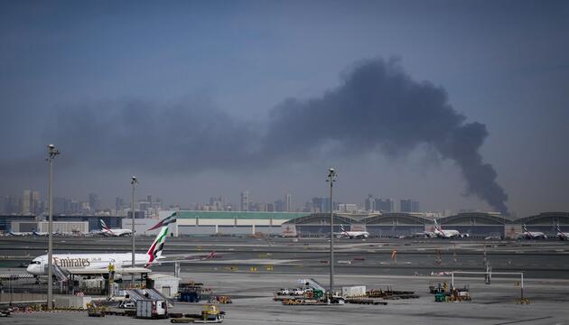 Angriff auf den Iran - Flughafen in Dubai