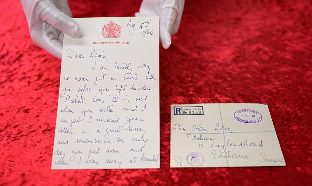 Brief von Queen Elisabeth II.