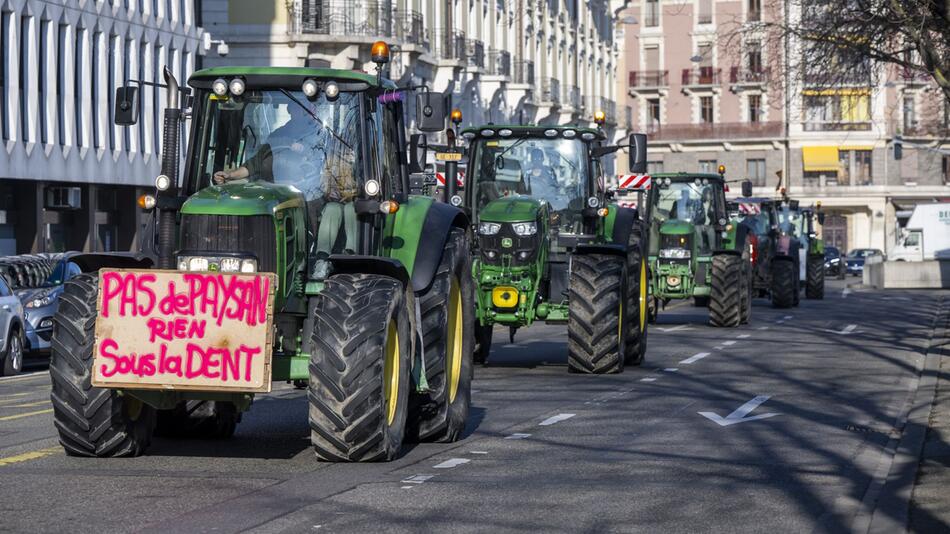 Bauernproteste - Schweiz