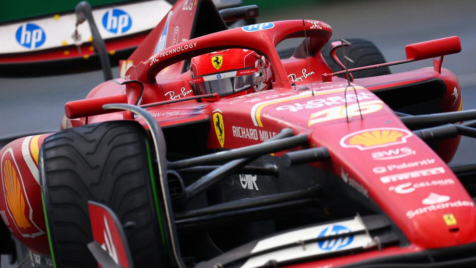 Ferrari-Pilot Charles Leclerc während des Grand Prix von Kanada in Montreal