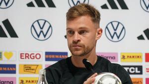 Joshua Kimmich in der DFB-Pressekonferenz am 2. Juni 2025.