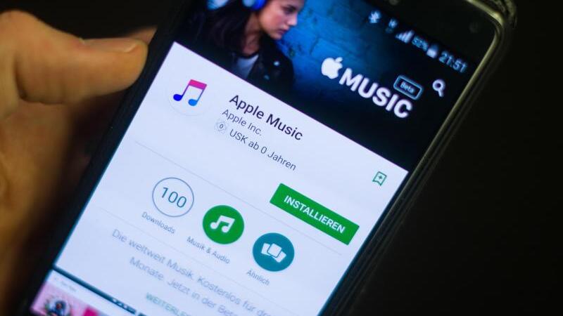 Apple Music auf Android-Handy