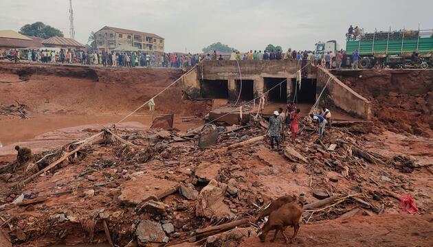 Überschwemmungen in Nigeria