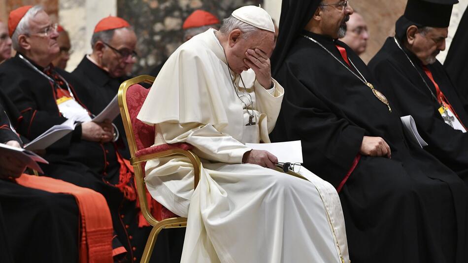 Gipfeltreffen zum Thema Missbrauch mit Papst Franziskus