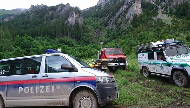 Zwei deutsche Bergsteiger in Österreich aus Bergnot gerettet