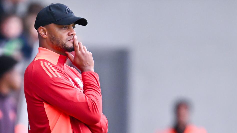 Trainer Vincent Kompany von Bayern München