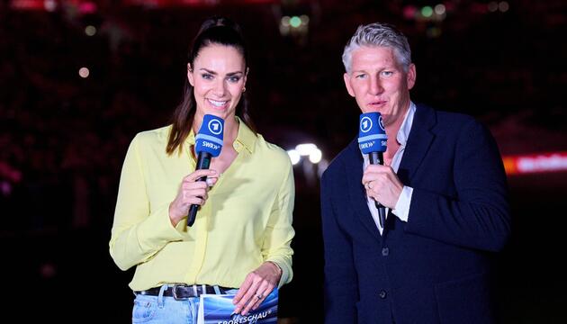 Esther Sedlaczek und Bastian Schweinsteiger