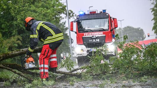 Unwetter in Baden-Württemberg