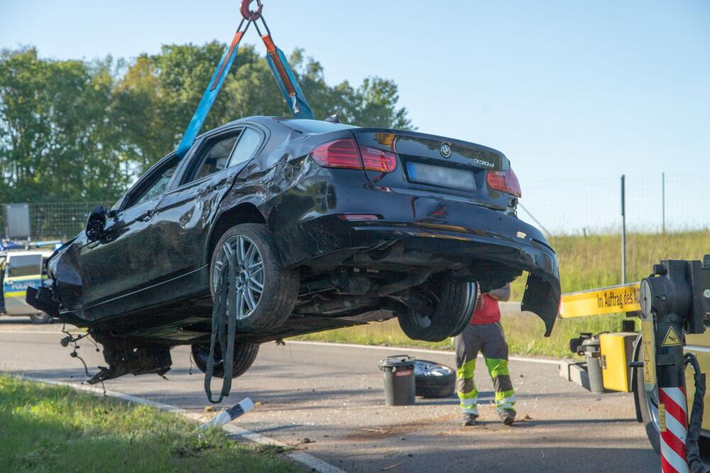 Schwerer Unfall auf A72