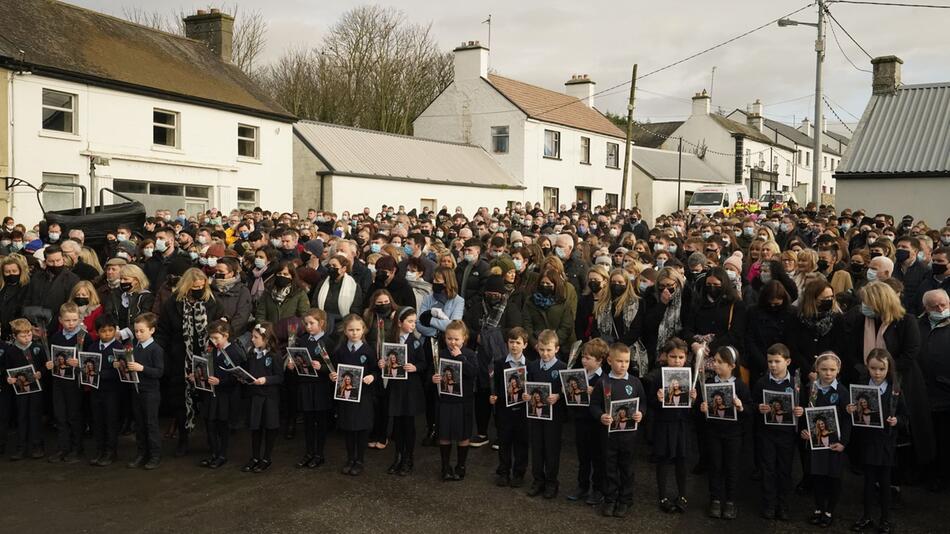 Beerdigung von Grundschullehrerin Murphy in Irland