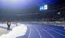 Die Fans von Hertha BSC verließen bereits nach 15 Minuten die Kurve.