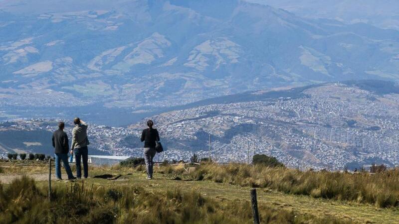 Ausblick vom Rucu Pichincha