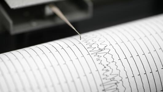 Seismometer in Nahaufnahme