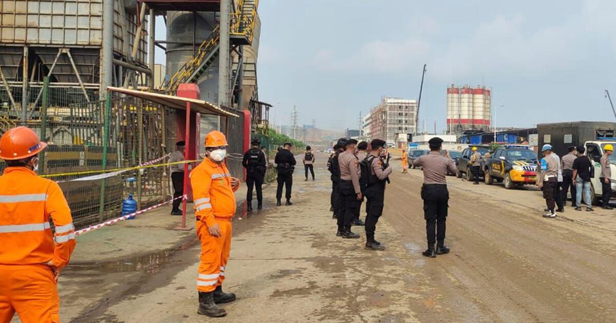 Ledakan di pabrik pengolahan nikel di Indonesia menewaskan 13 orang