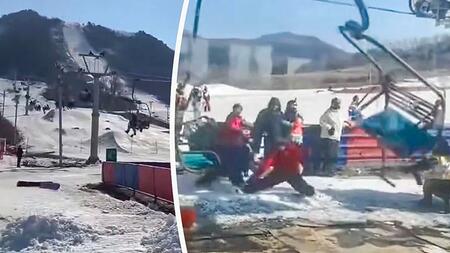 Sessellift fährt plötzlich rückwärts