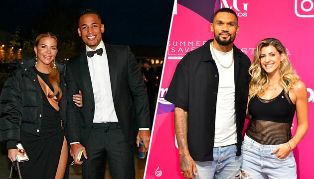 Ina und Dennis Aogo, Sarah und Dominic Harrison