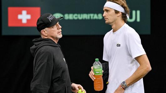 Boris Becker und Alexander Zverev