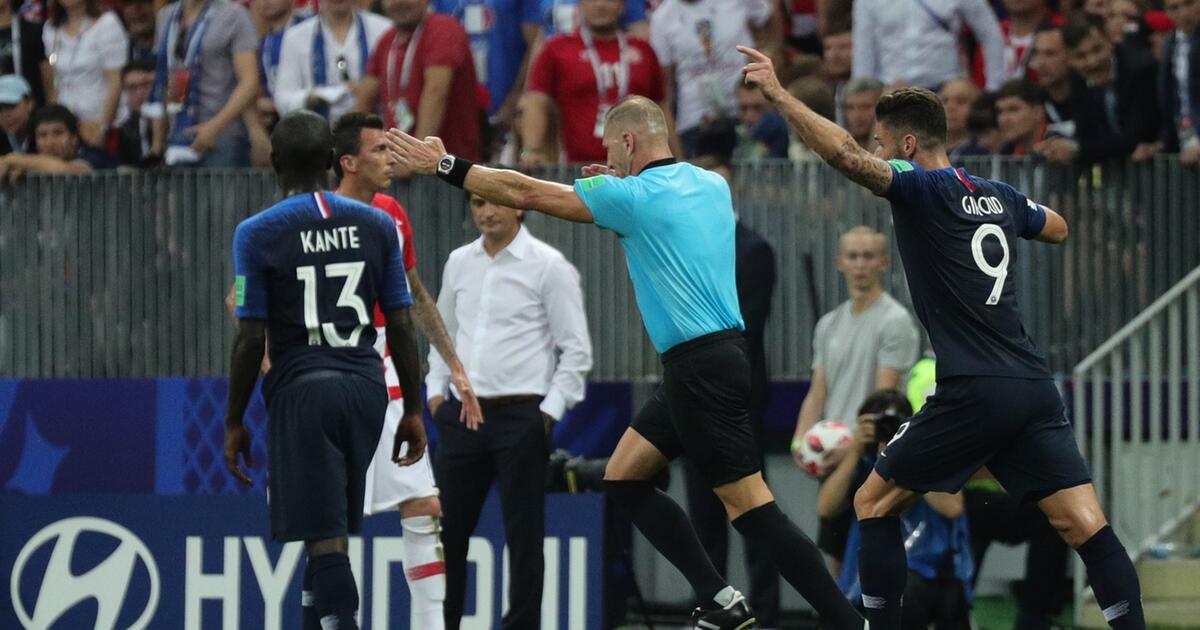 Frankreich Kroatien Schiedsrichter