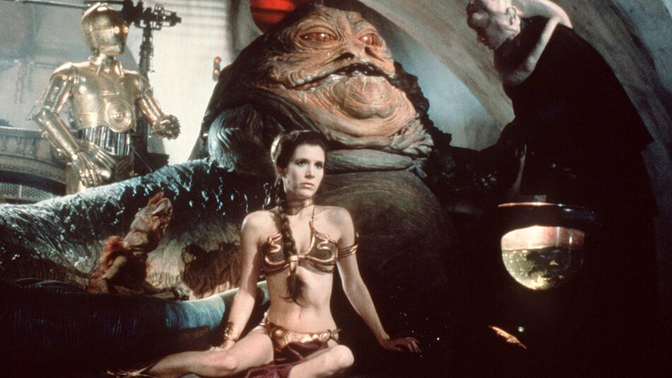 Prinzessin Leia: Carrie Fisher durfte Jabba-Szene nicht ändern