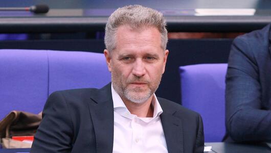 AfD-Politiker Petr Bystron im Bundestag, 2024