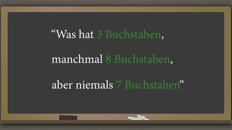 Buchstabenrätsel