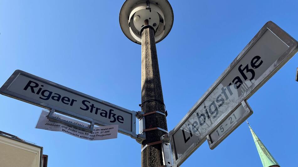 Rigaer Straße in Berlin-Friedrichshain