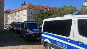 Polizeieinsatz am Landtag in Magdeburg