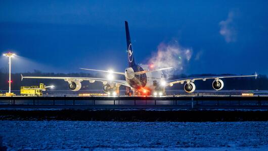 Flugzeug in München