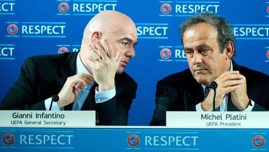Gianni Infantino und Michel Platini