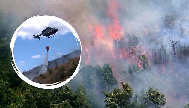 Waldbrände außer Kontrolle: Militär unterstützt Löscharbeiten in Süd-Bosnien