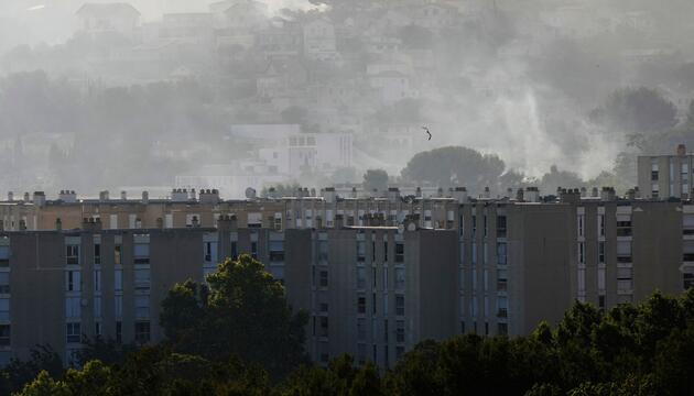 Flächenbrand in Frankreich