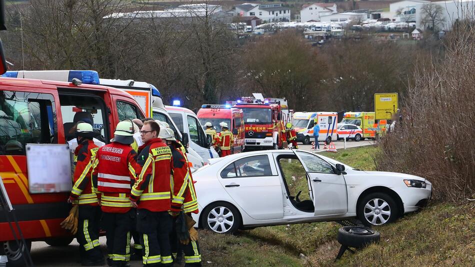 Mehrere Verletzte nach Unfall im Kreis Ludwigsburg