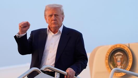 US-Präsident Trump unterwegs