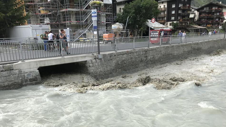 Hochwasser in Zermatt